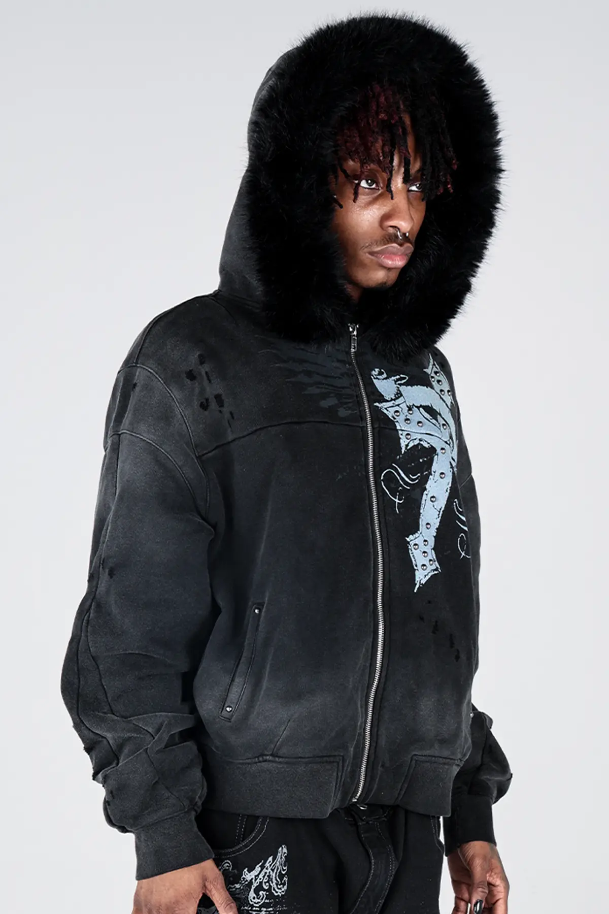 Shatter Zip Hoodie - Image 3